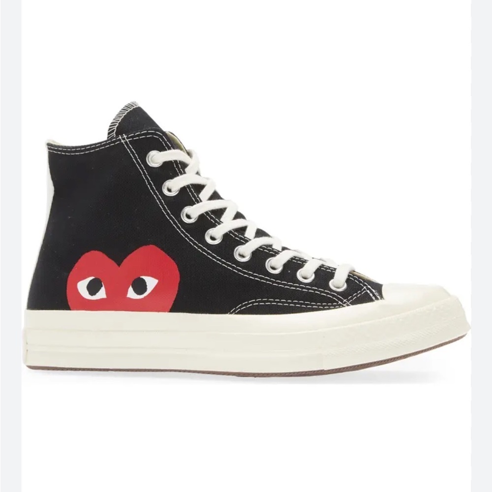 Converse x Comme de Garçons Play Hidden Heart High Top Sneaker. Unisex.